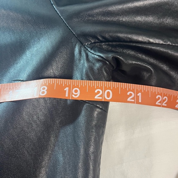 Women’s Black Leather Jacket By Siena Studio SZ M Super Soft Leather #002 - Picture 8 of 10